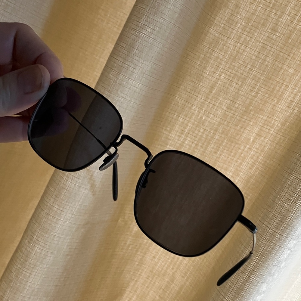 Cubitts vintage Black Square Unisex Sunglasses frame only